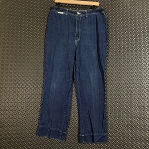 VTG Gitano Blue‎ Straight Leg Blue Pocket Design Denim Jeans Men's Size 34